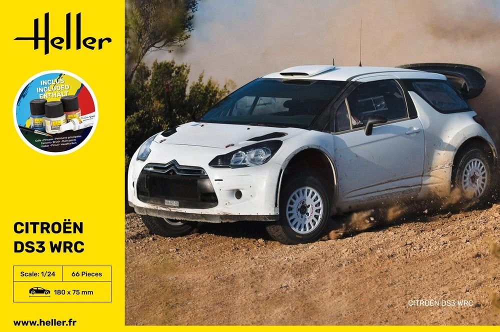 Heller 56758 Citroen DS3 WRC - Starter Kit 1/24 – zdjęcie 2