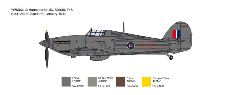 Italeri 2828 Hurricane Mk. IIC 1/48 – zdjęcie 13
