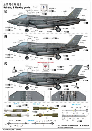 Trumpeter 03232 F-35B Lightning 1/32 – zdjęcie 4
