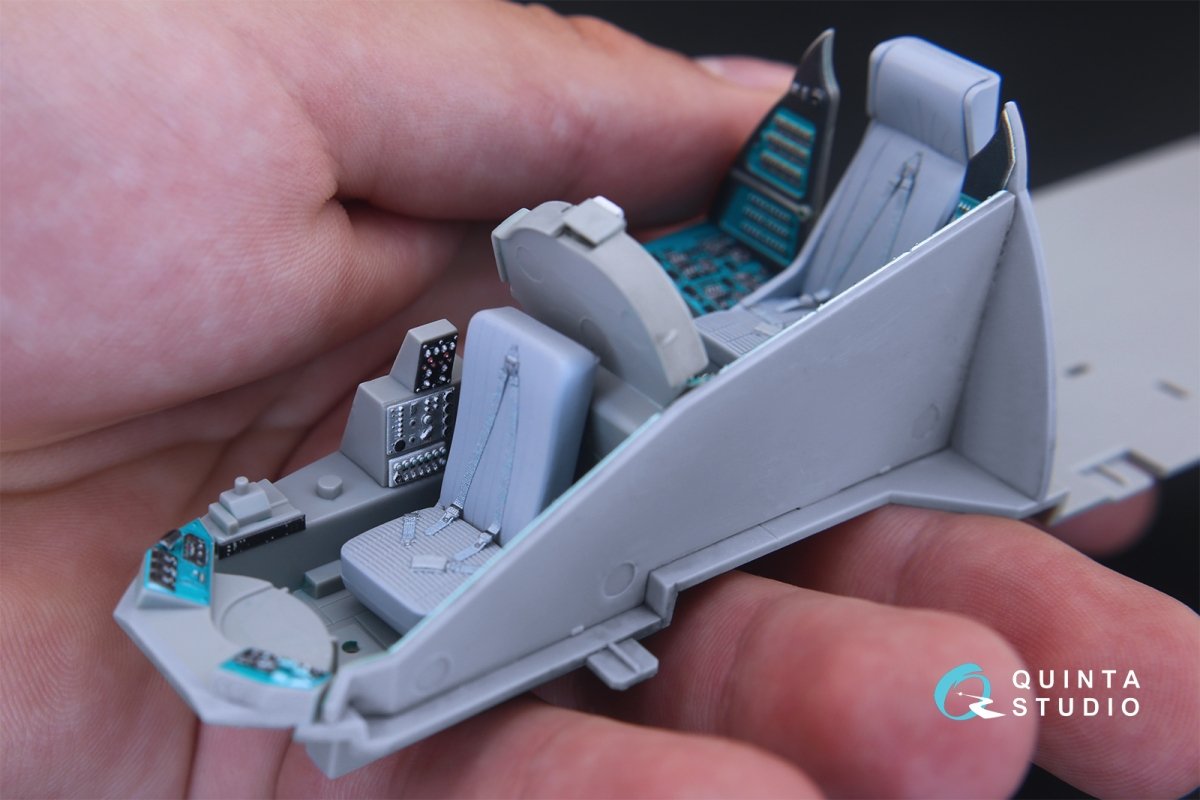 Quinta Studio QD35020 Mi-24V 3D-Printed &amp;amp; coloured Interior on decal paper (for Trumpeter kit) 1/35 – zdjęcie 8