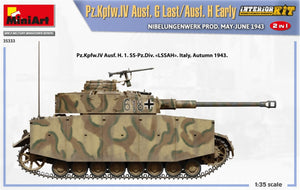 MiniArt 35333 Pz.Kpfw.IV Ausf. G Last/Ausf. H Early. NIBELUNGENWERK PROD. MAY-JUNE 1943. 2 IN 1 INTERIOR KIT 1/35 – zdjęcie 17