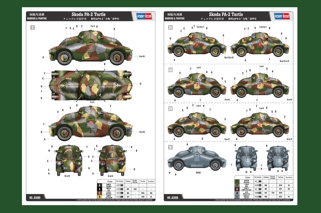 Hobby Boss 83888 Skoda PA-2 Turtle 1/35 – zdjęcie 2