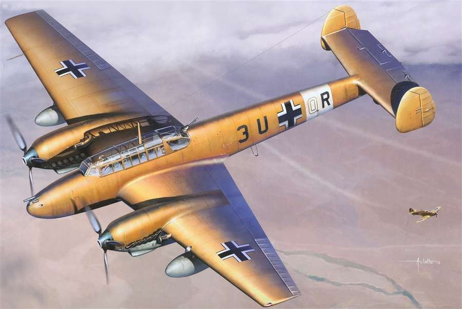 Cyber Hobby 3209 Bf 110 E-2 Trop 1/32 – image 2