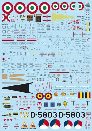 Italeri 2509 TF-104 G Starfighter 1/32 – zdjęcie 6