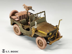 E.T. Model P35-156 U.S.Army Jeep Willys MB 1/4-ton 4x4 Truck Sagged Wheels 1/35 – zdjęcie 8