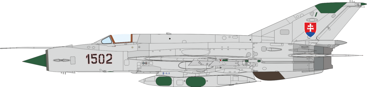 Eduard 2156 Erka - MiG-21 R in the Czechoslovak, Czech, and Slovak Air Forces 1/72