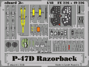 Eduard BIG4815 P-47D-20 1/48 TAMIYA – zdjęcie 5