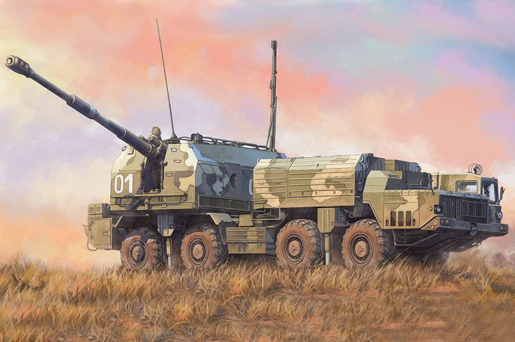 Hobby Boss 82938 Russian 130mm Coastal Defense Gun A-222 Bereg 1/72