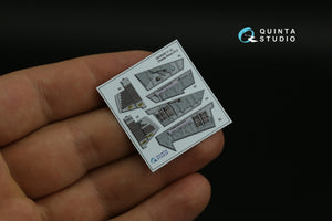 Quinta Studio QD48395 F-14A 3D-Printed &amp;amp; coloured Interior on decal paper (Hobby Boss) 1/48 – zdjęcie 6
