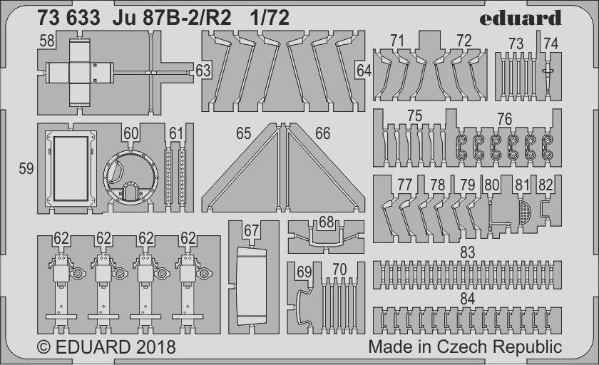 Eduard 73633 Ju 87B-2/ R2 AIRFIX 1/72 – immagine 2