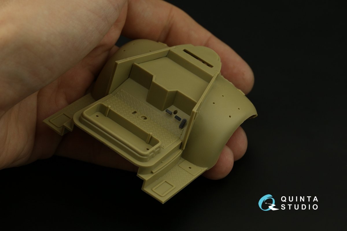 Quinta Studio QD35058 Chevrolet 1533X2 30cwt LRDG 3D-Printed &amp;amp; coloured Interior on decal paper (Tamiya) 1/35 – zdjęcie 6