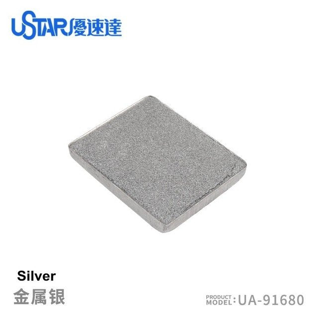 U-Star UA-91680 Aging Enamel Powder Metallic Silver – image 2
