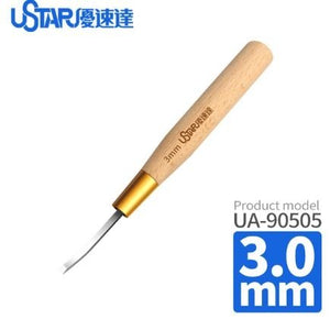 U-Star UA-90505 Flat Blade Knife 3 mm / Nóż z płaskim ostrzem 3 mm