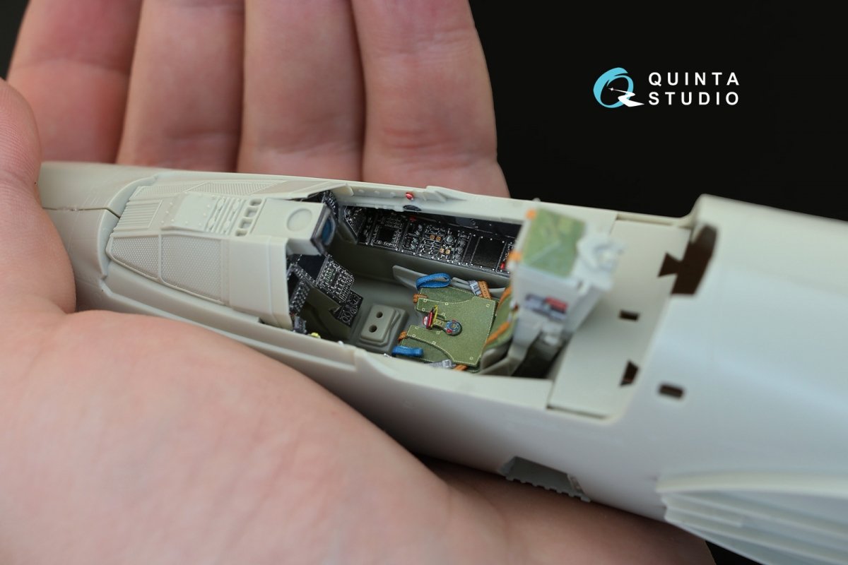 Quinta Studio QD32010 Mirage 2000-5 3D-Printed &amp;amp; coloured Interior on decal paper (for Kitty Hawk kit) 1/32 – zdjęcie 13