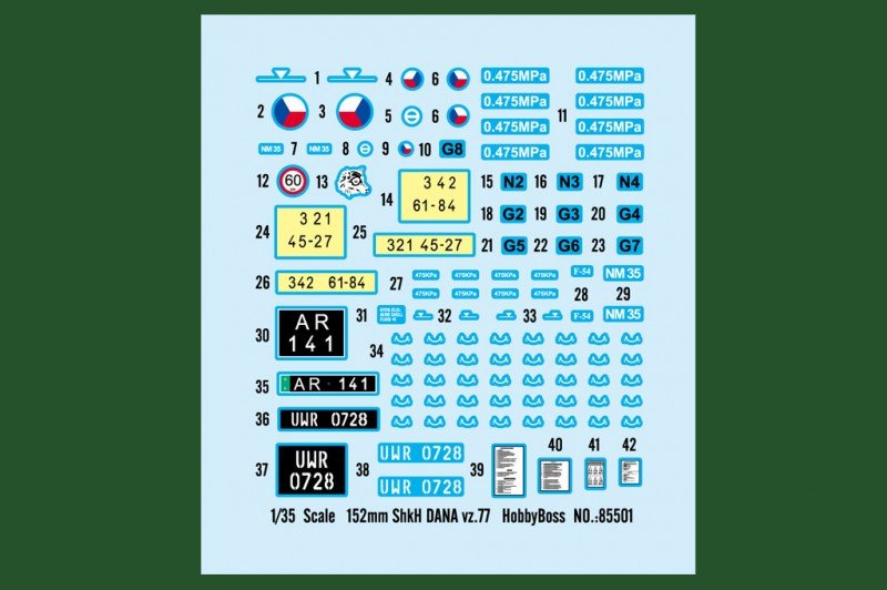 Hobby Boss 85501 152mm ShkH DANA vz.77 1/35 – image 4