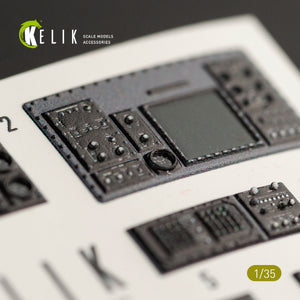 KELIK K35013 SH-60B INTERIOR 3D DECALS FOR KITTY HAWK KIT 1/35 – zdjęcie 9