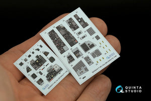 Quinta Studio QDS-48245 F-4EJ Kai 3D-Printed &amp;amp; colored Interior on decal paper (ZM SWS) (Small version) 1/48 – image 4
