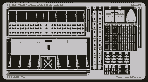 Eduard 48451 SBD-3 flaps 1/48 (HASEGAWA)