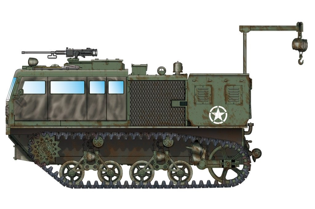 Hobby Boss 82921 M4 High Speed Tractor (155mm/8-in./240mm）1/72