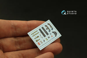 Quinta Studio QD72093 Ta 152C/H 3D-Printed &amp;amp; coloured Interior on decal paper (Dragon) 1/72 – zdjęcie 3