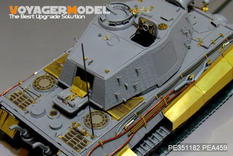 Voyager Model PE351182 WWII German King Tiger (Hensehel Turret)（For DRAGON/ZVEZDA kit） 1/35 – zdjęcie 6