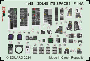 Eduard 3DL48178 F-14A SPACE GREAT WALL HOBBY 1/48 – zdjęcie 4