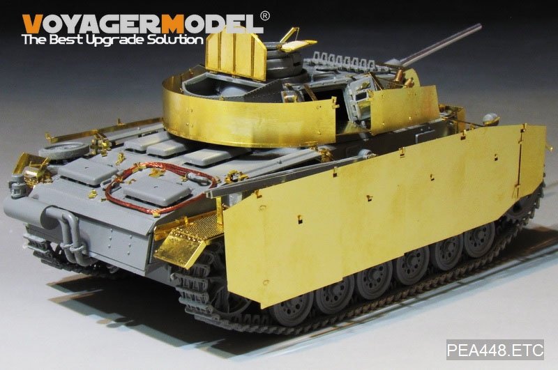 Voyager Model PEA448 WWII German Pz.Kpfw.III Ausf.M/N Additional Armour (For TAKOM) 1/35 – imagen 3