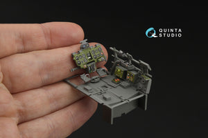 Quinta Studio QD35083 A6M2 Zero (Mitsubishi Prod.) 3D-Printed &amp;amp; colored Interior on decal paper (Border Model) 1/35 – image 9