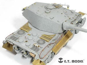 E.T. Model E35-102 WWII German KING TIGER （Henschel Turret）(For DRAGON Kit) 1/35 – zdjęcie 4