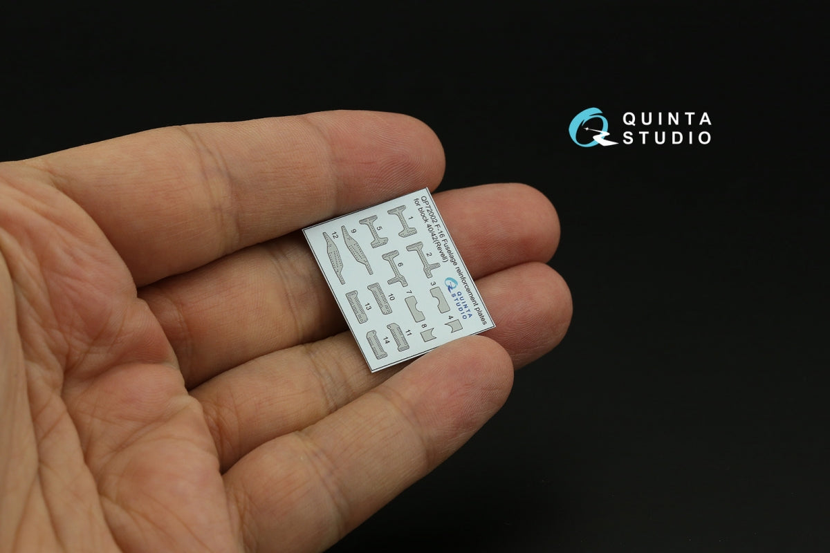 Quinta Studio QP72002 F-16 block 40/42 reinforcement plates (Revell) 1/72 – image 3