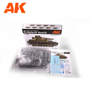 AK Interactive AK35504-A PZ.KPFW.IV AUSF.D AFRIKA KORPS + DAK PANZERFAHRER 1/35 – image 2