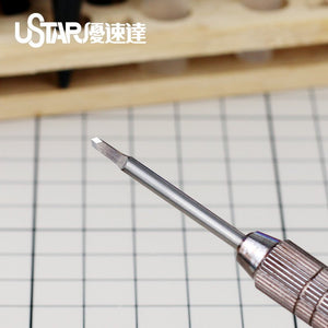U-Star UA-90900 Leaf type drilling knife set: 1.0 mm, 1.5 mm, 2.0 mm, 2.5 mm / Leaf type drilling knife set: 1.0 mm, 1.5 mm, 2.0 mm, 2.5 mm – image 3