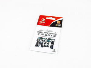 Red Fox Studio QS-32122 UAE F-16F Block 60 Fighting Falcon Academy 1/32