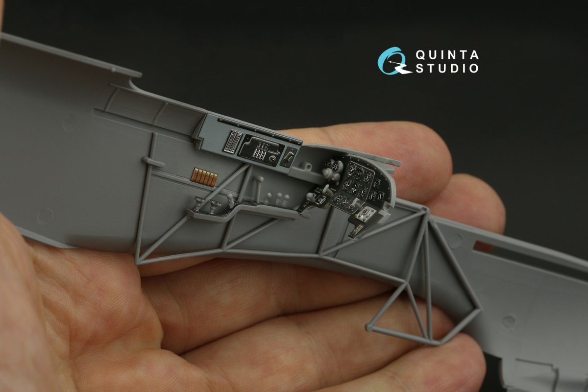 Quinta Studio QD32159 Yak-9 T/K 3D-Printed &amp;amp; colored Interior on decal paper (ICM) 1/32 – image 4