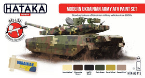 Hataka HTK-AS112 Modern Ukrainian Army AFV paint set 6x17 ml – zdjęcie 2