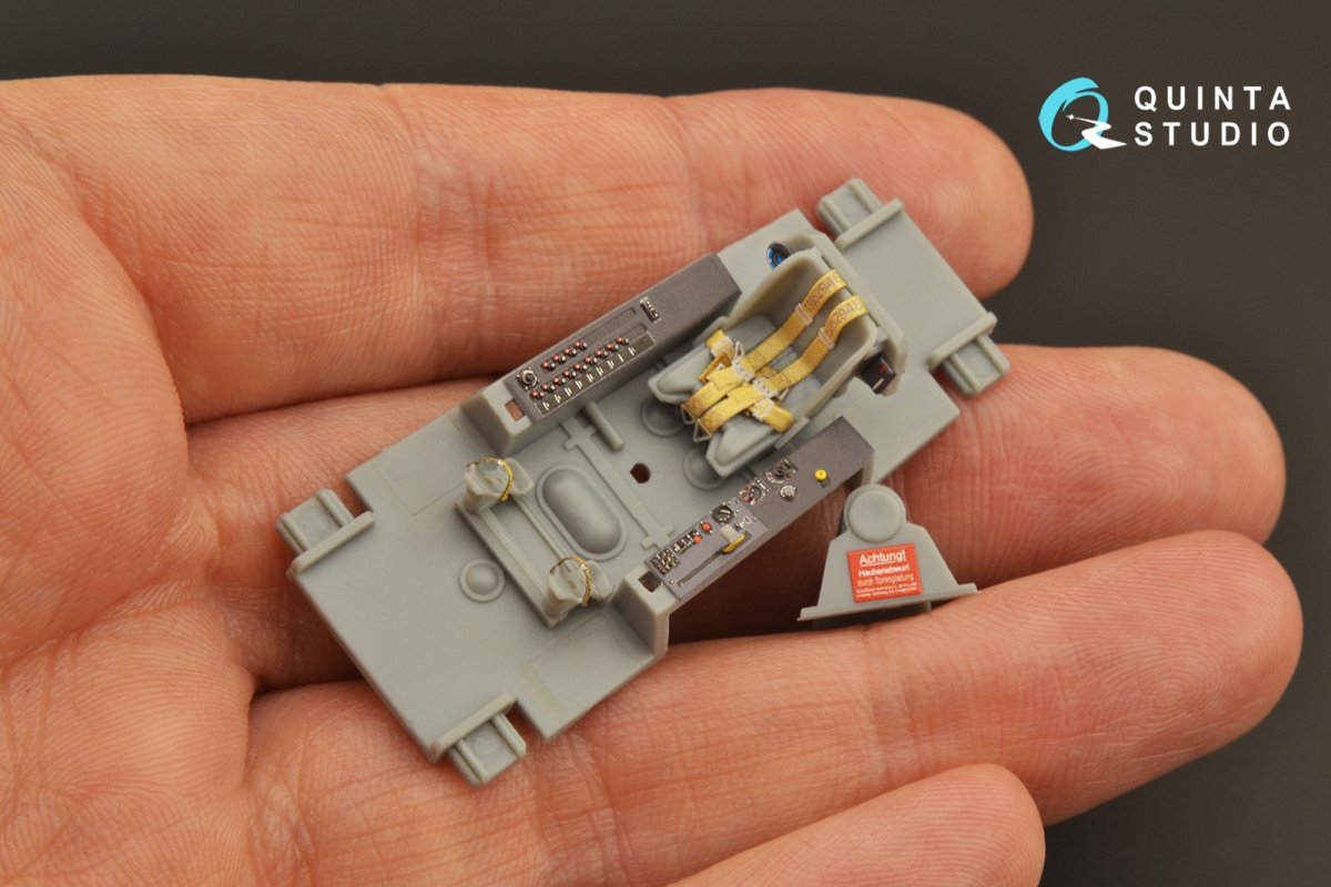 Quinta Studio QD48268 Ta 152C 3D-Printed &amp;amp; colored Interior on decal paper (Hobby Boss) 1/48 – image 7