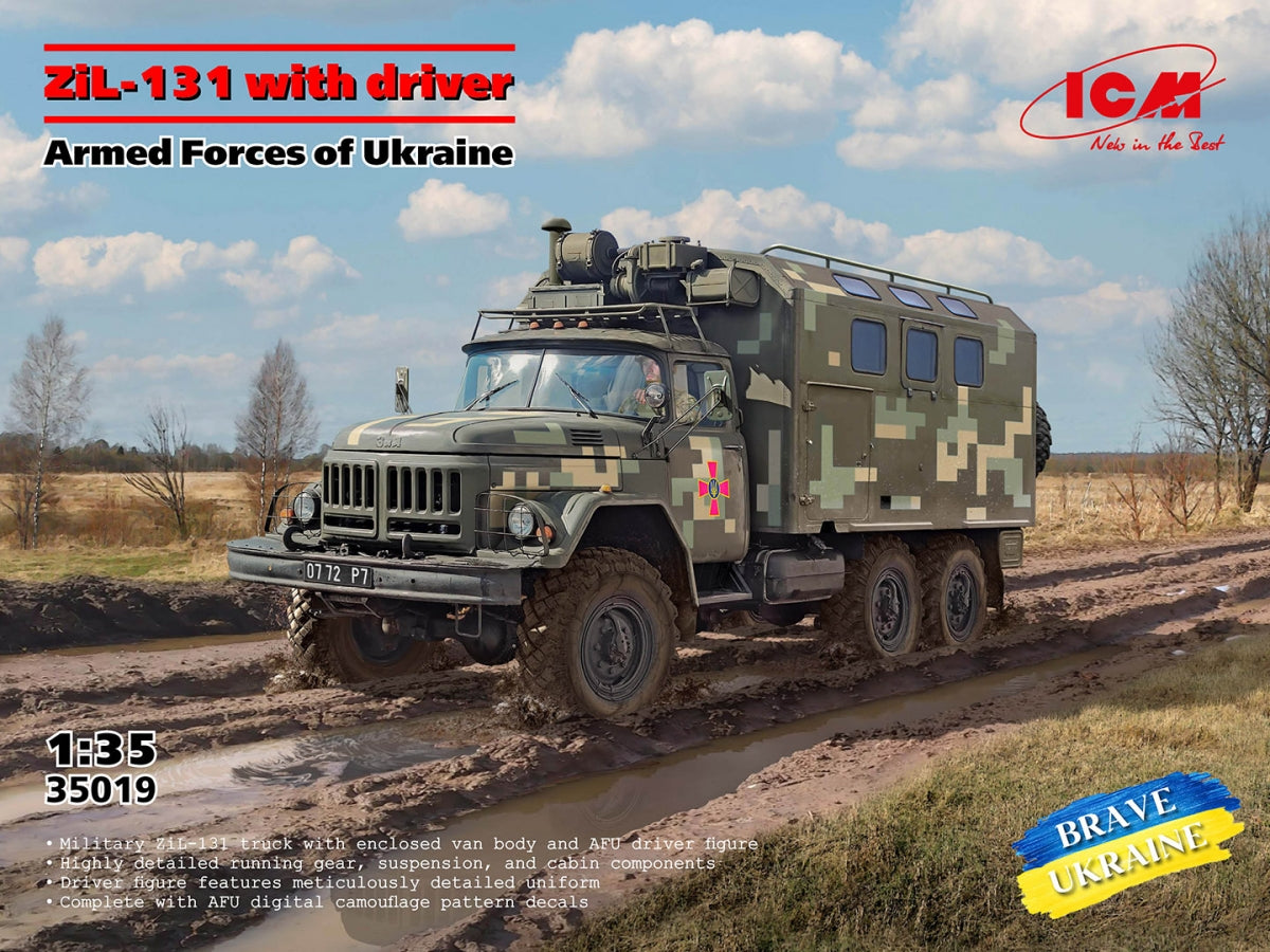 ICM 35019 ZIL-131 with driver Armed Forces of Ukraine 1/35 – zdjęcie 2