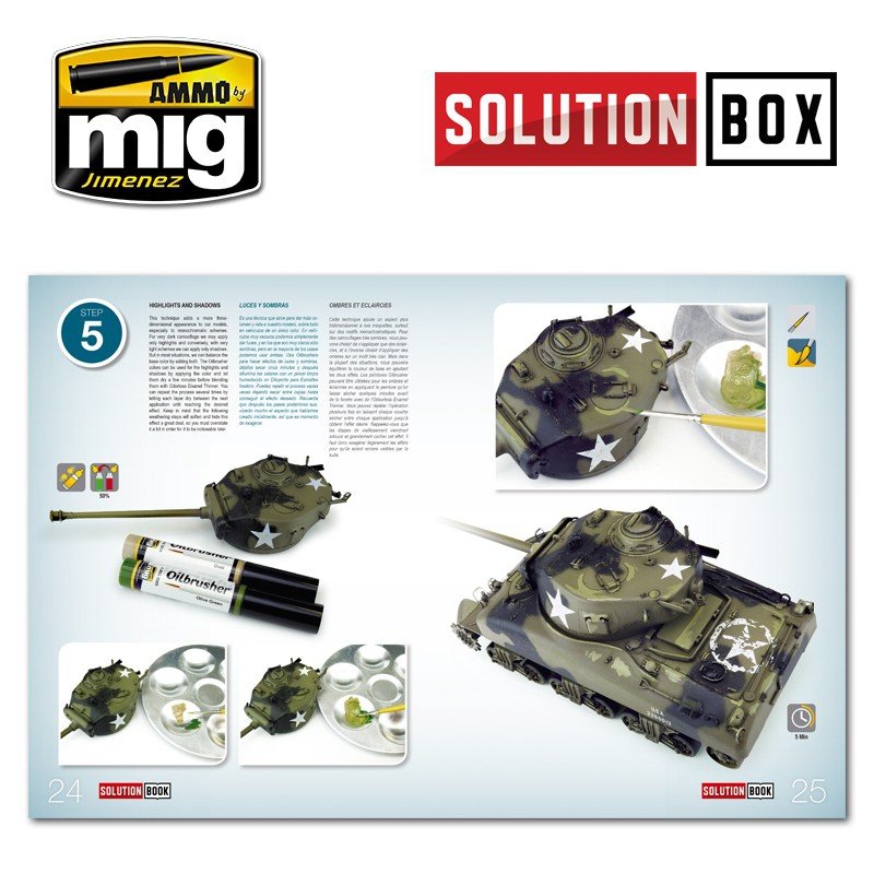 AMMO of Mig Jimenez 7700 WW II AMERICAN ETO SOLUTION BOX – zdjęcie 7