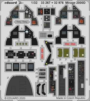 Eduard BIG33125 Mirage 2000D for KITTY HAWK 1/32 – zdjęcie 2