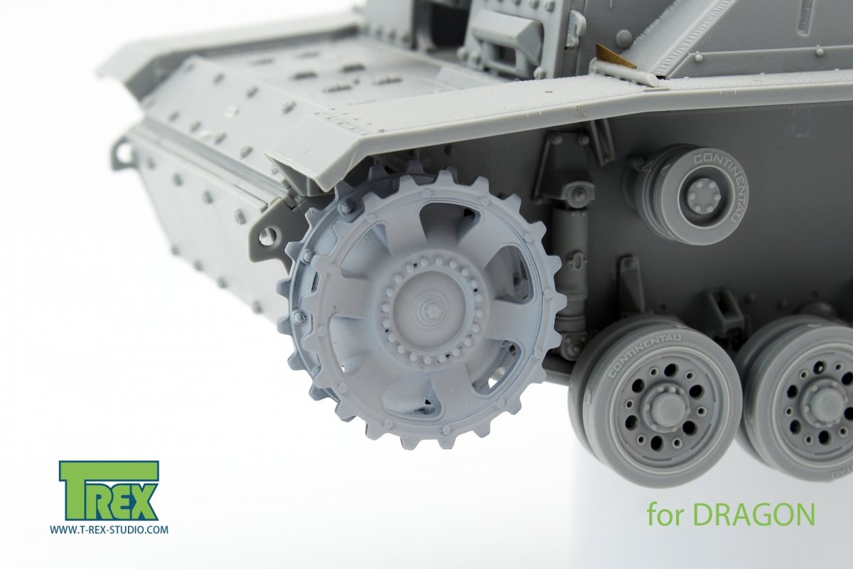 T-Rex Studio TR35008-1 Stug III Sprocket Set (Late Version A) for DRAGON 1/35 – Bild 2
