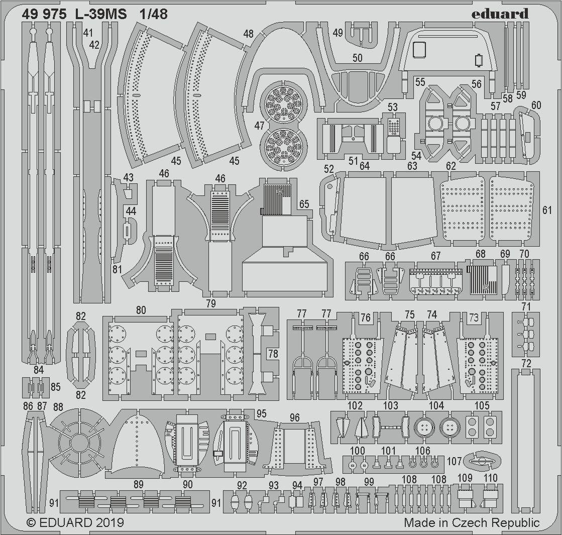 Eduard BIG49226 L-39MS TRUMPETER 1/48 – zdjęcie 4