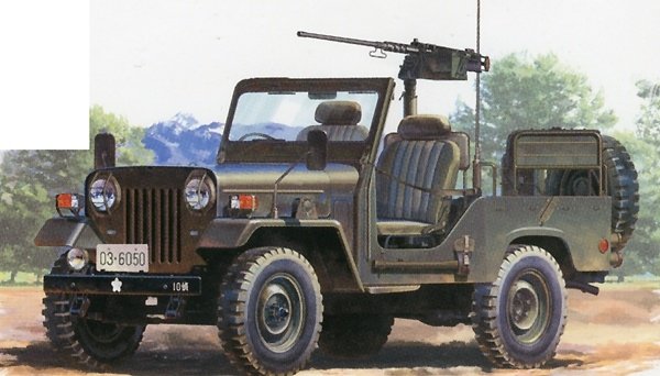 Fine Molds FM35 JGSDF Type 73 Light Truck (with Machine Gun) 1/35 – image 2