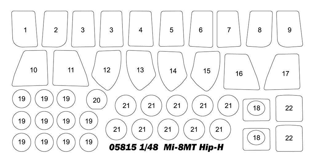 Trumpeter 05814 Mi-17 Hip-H 1/48 – immagine 4