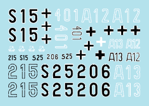 Star Decals 35-C1122 SS-Panthers # 5 1/35 – imagen 2