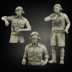 Panzer Art FI35-057 British RAC in North Africa Early Tank Crew 1/35