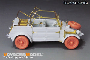 Voyager Model PE351314 WWII German Kubelwagen Type 82 Africa Troop Version Upgrade Set For MENG VS-015 1/35 – immagine 11