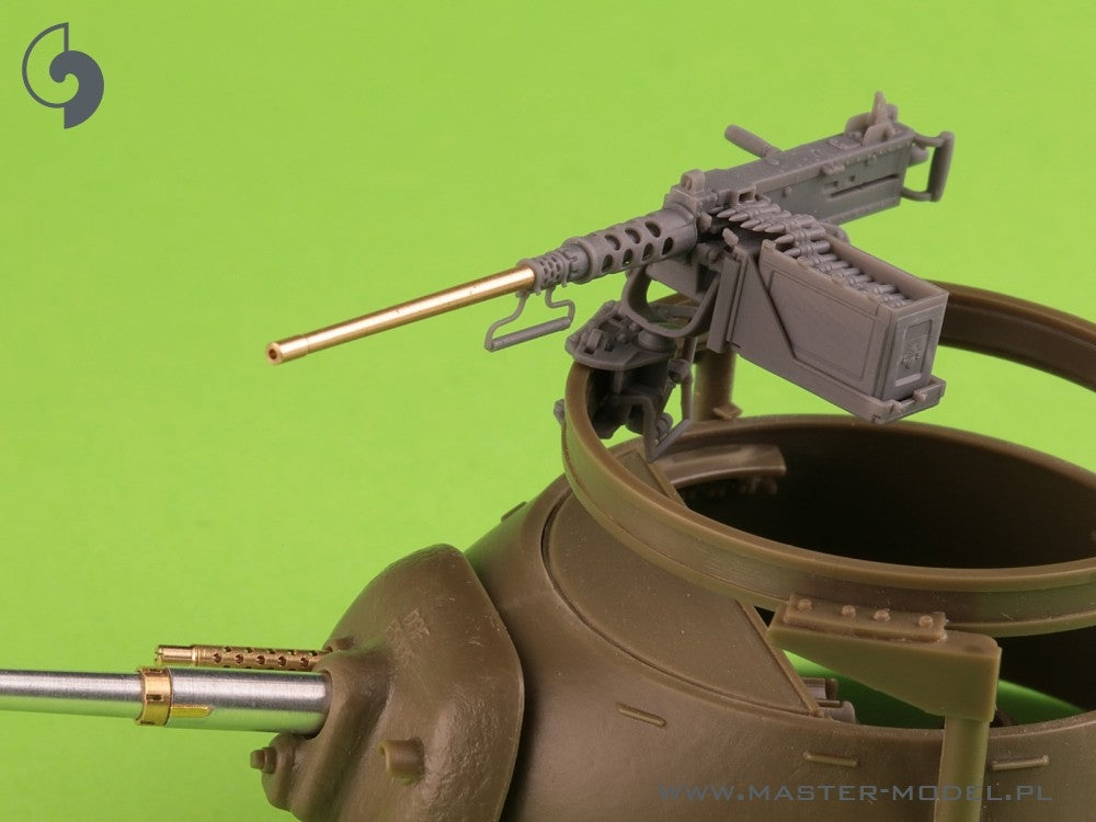 Master GM-35-073 Browning M2HB .50 cal (12,7mm) - do montażu na pierścieniu M49 (karetka D40721 / kołyska D40733 / skrzynka D40731 lub D90078) 1/35 – zdjęcie 9