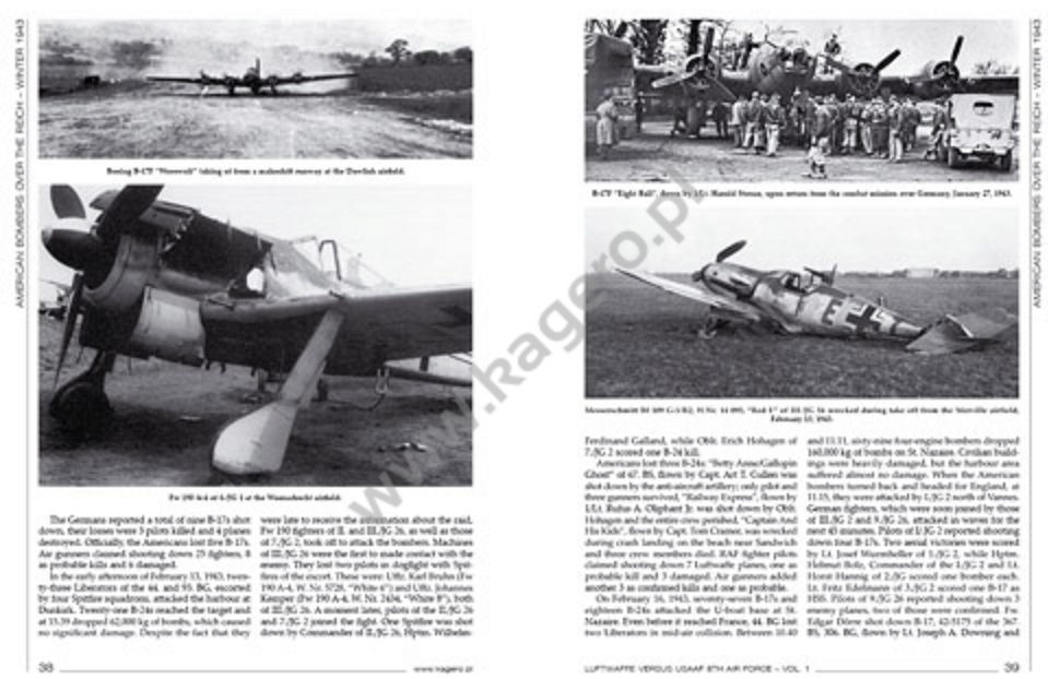 Kagero 12019 Luftwaffe versus USAAF 8th Air Force vol. I EN – zdjęcie 4