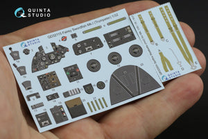 Quinta Studio QD32115 Fairey Swordfish Mk.I 3D-Printed &amp;amp; coloured Interior on decal paper (Trumpeter) 1/32 – zdjęcie 7