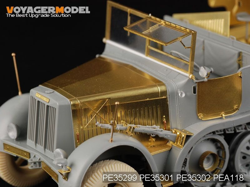 Maquette Voyager PE35299 Sd.Kfz.7/1 allemand de la Seconde Guerre mondiale, partie 1, pour DRAGON 6525 au 1/35 – image 6